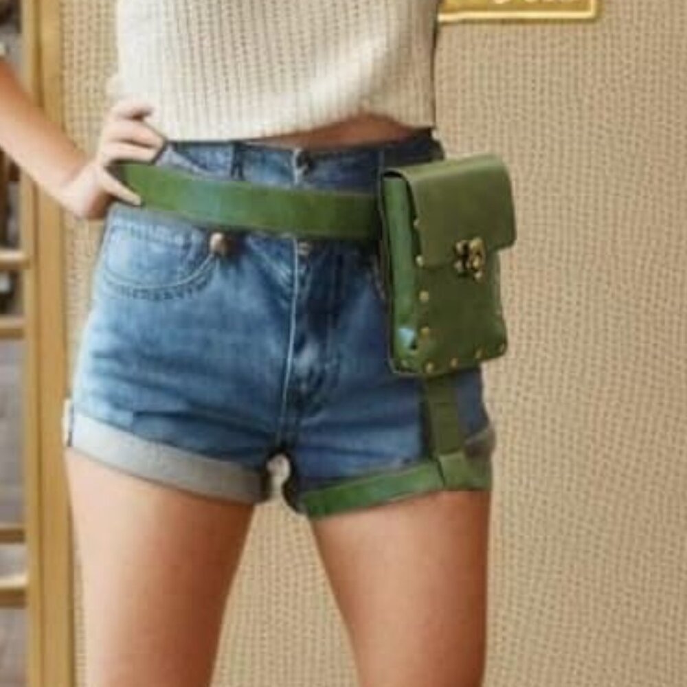 Harness Bag Synthetic Leather Belt Bag